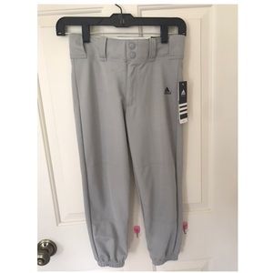 Boys Grey Baseball Pants